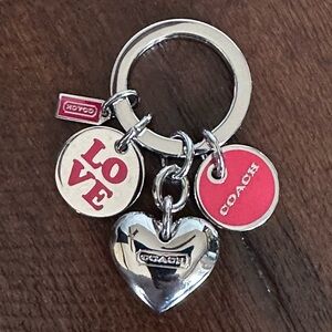 Coach Love Multi Mix Key Ring 68751
